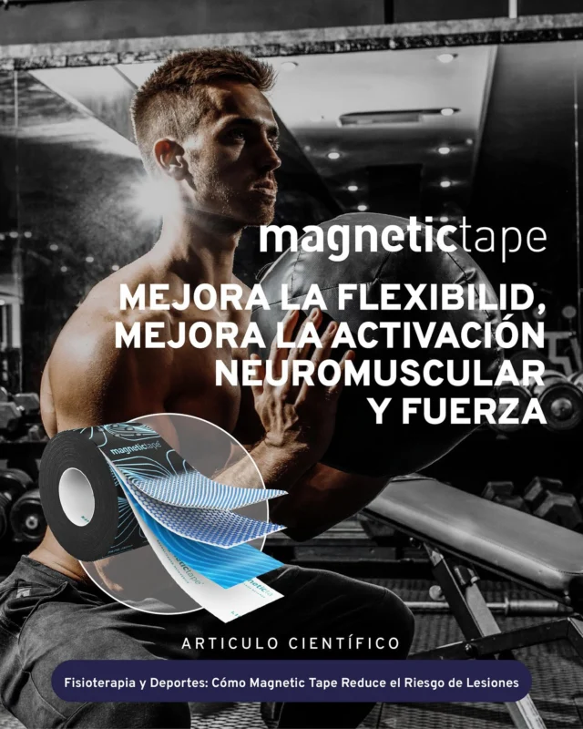⚡️ MEJORA LA ACTIVACIÓN NEUROMUSCULAR Y LA FUERZA 💪 

Magnetic Tape, no es solo una venda.
Es tecnología que activa, impulsa y potencia.
Mayor control muscular.
Mejora del rendimiento.
Estimulación sin esfuerzo.
La evolución de las vendas en fisioterapia ya está aquí.

Artículo científico https://themagtape.com/fisioterapia-y-deportes-como-magnetic-tape-reduce-el-riesgo-de-lesiones/

#venda #magtape #fisioterapia #deporte #dolor